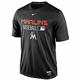 Miami Marlins Nike Legend Team Issue Performance WEM T-Shirt - Black,baseball caps,new era cap wholesale,wholesale hats